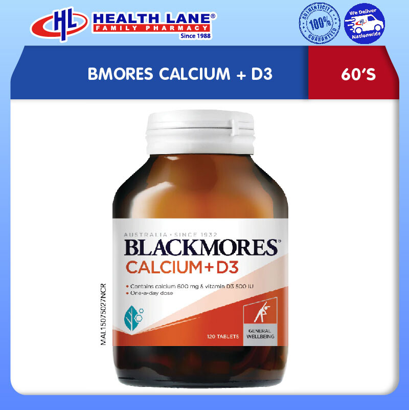 B/MORES CALCIUM + D3 60'S 